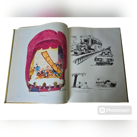 VINTAGE THE TWENTIETH ANNIVERSARY PLAYBOY CARTOON ALBUM - Picture 8 of 9